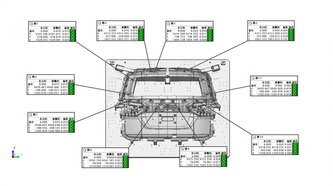 可以設(shè)計自動輸出檢測報告